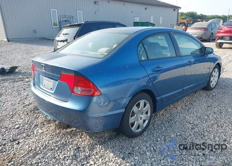 2008 Honda Civic Lx из США, поврежденный, VIN 2HGFA16588H517555